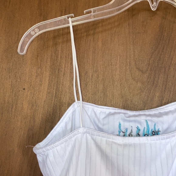 Relisted Rue21 top embroidered baddie butterfly white ribbed top casual summer - Picture 7 of 12